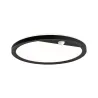 Ext. 230 V Lamina rond PIR noir IP44 14 W 2200 K-3000 K
