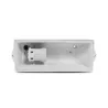 SPOT LED ENCASTRABLE E27 IP44 RECTANGLE INOX 304