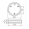 Plafonnier ampoule x2 JURBA DL-218O