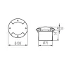 Encastré de sol extérieur ROGER DL-2LED6