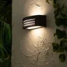 applique exterieur rectangle grille noir interieur-culot e27-ip54-220v-balisage