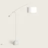 lampadaire-arc-metal-abat-jour-blanc-culot-e27