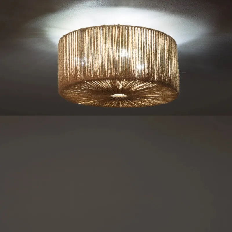 plafonnier-rond-corde-40cm-3xculot-e27