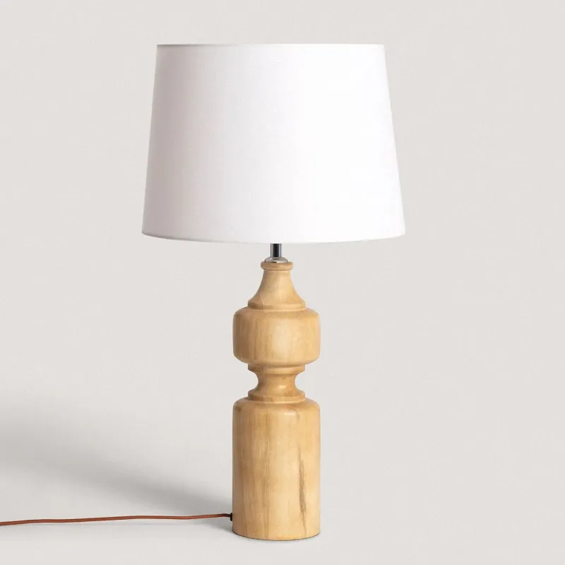 lampadaire-a-poser-trepied-bois-et-abat-jour-tissu-