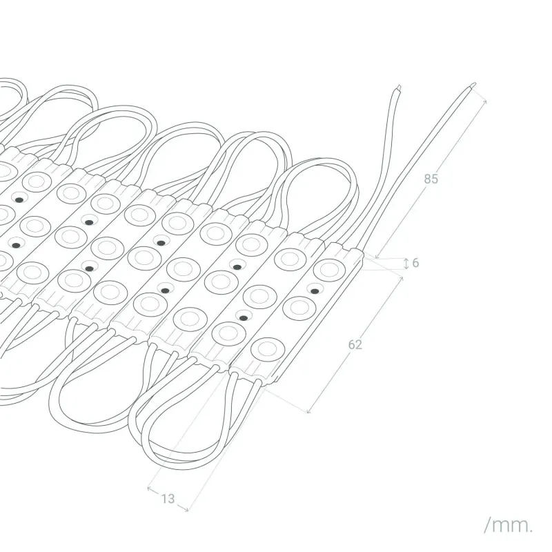 kit-20-modules-led-trames-carres-24v-24w-ip65