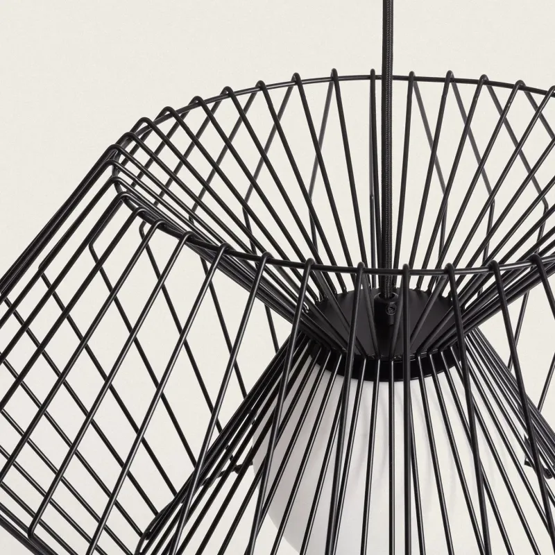 suspension-luminaire-suspendu-cage-metal-noir-culot-e27
