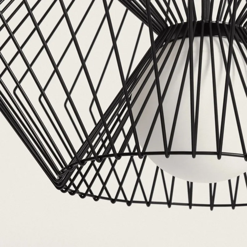 suspension-luminaire-suspendu-cage-metal-noir-culot-e27