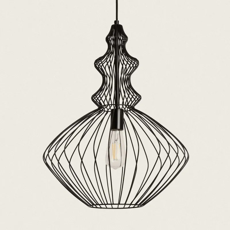 suspension-cage-metal-noir-decoration-culot-e27