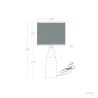 lampe-a-poser-metal-vert-et-abat-jour-culot-e27