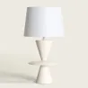 lampe-a-poser-resine-blanche-et-abat-jour-culot-e27