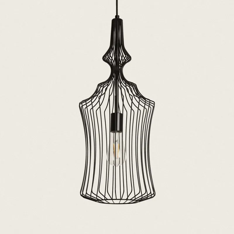 suspension-cage-metal-noir-decoration-culot-e27