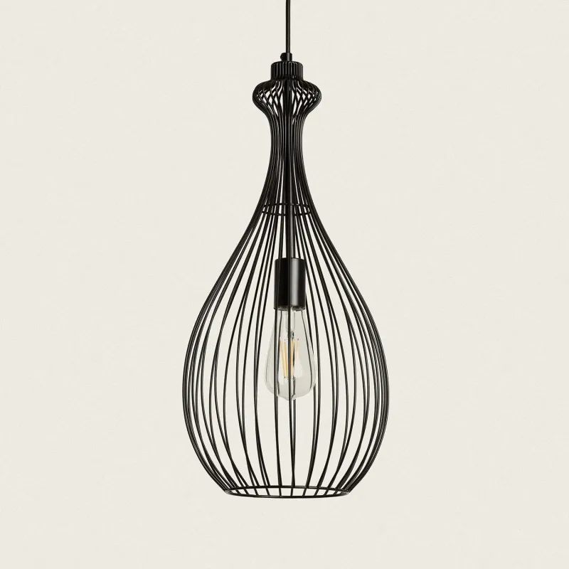 suspension-cage-metal-noir-decoration-culot-e27
