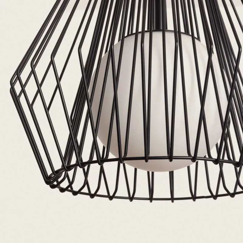 suspension-luminaire-suspendu-cage-metal-noir-culot-e27