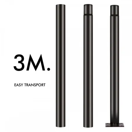 mat-poteau-4-metres-pour-tete-tete-visser-eclairage-public-noir