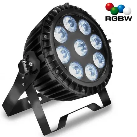 projecteur-led-par-led-90w-rgbw-ip65-dmx-scene-evenementiel