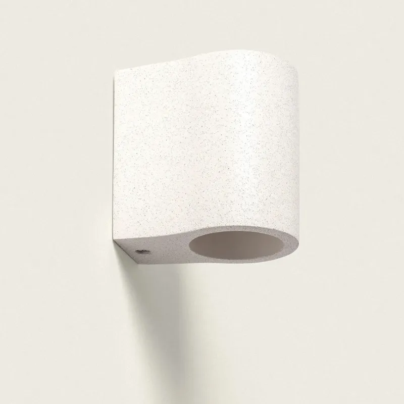 applique-murale-blanche-culot-g9-ciment-