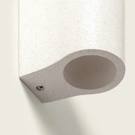 applique-murale-blanche-culot-g9-ciment-
