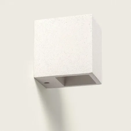 applique-murale-blanche-culot-g9-ciment-