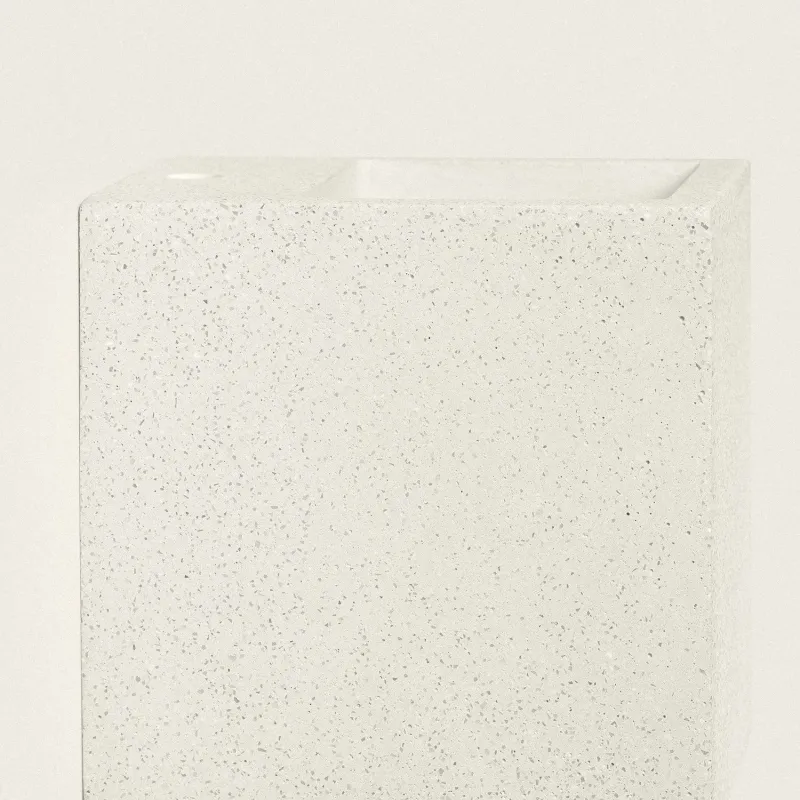 applique-murale-blanche-culot-g9-ciment-
