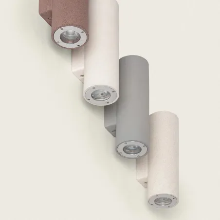 applique-murale-double-spot-gu10-etanche-ip65-4-couleurs