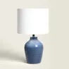 lampe-a-poser-ceramique-bleu-et-abat-jour-blanc-culot-e27
