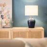 lampe-a-poser-ceramique-bleu-et-abat-jour-blanc-culot-e27
