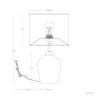 lampe-a-poser-ceramique-bleu-et-abat-jour-blanc-culot-e27