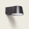 Applique murale extérieur noire éclairage bas led 6w-3000k