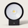 Applique murale extérieur noire éclairage bas led 6w-3000k