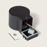 Applique murale extérieur noire éclairage bas led 6w-3000k