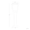 borne-de-jardin-50cm-inox-culot-e27-ip44-220v