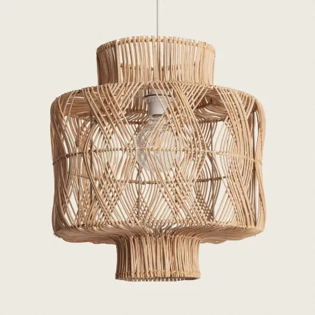 suspension-luminaire-suspendu-rotin-marron-culot-e27