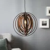 TRIO Suspension intérieur couleur bois BOOLAN - Pas cher