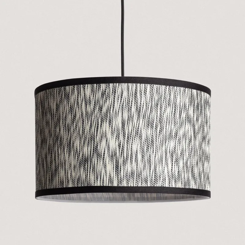 suspension-noir-et-blanc-tissu-decoration-culot-e27