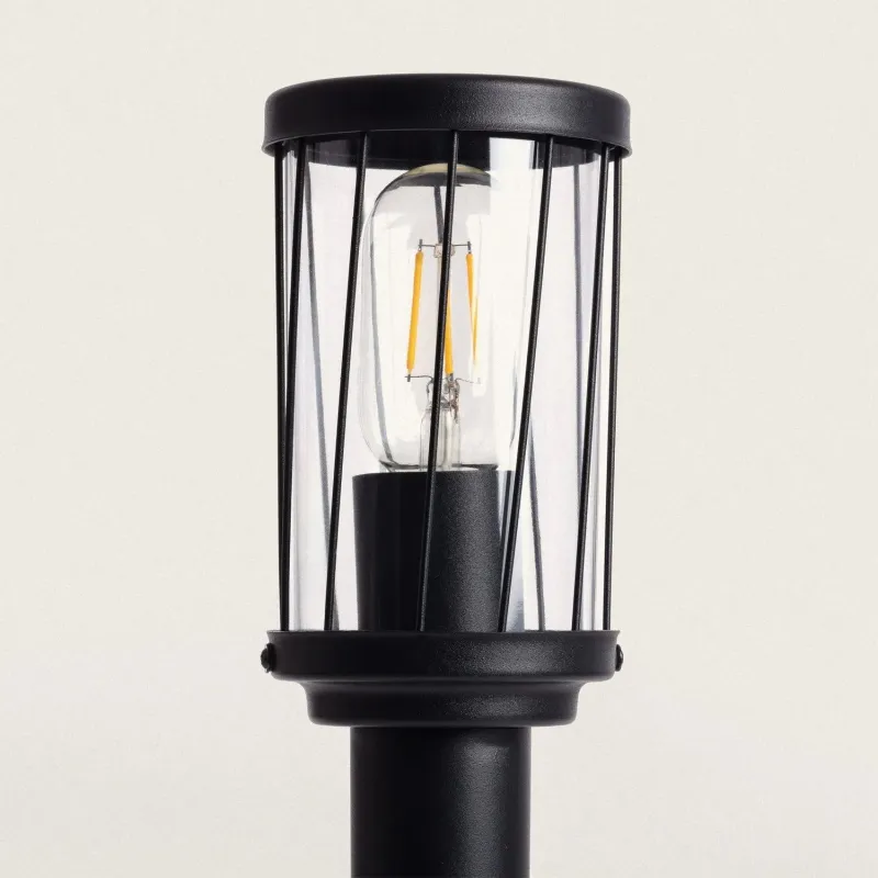 borne-potelet-de-jardin-noire-50cm-culot-e27-ip44-220v