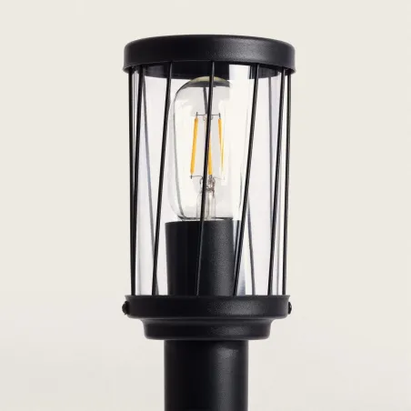 borne-potelet-de-jardin-noire-50cm-culot-e27-ip44-220v