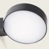 applique-murale-noire-8w-led-ip54-220v