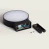 applique-murale-noire-8w-led-ip54-220v
