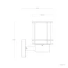 applique-murale-noire-culot-e27-ip44-220v