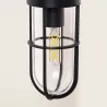 applique-murale-noire-culot-e27-ip44-220v