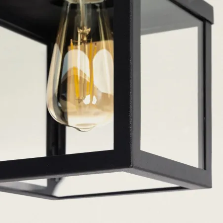 borne-de-jardin-noire-50cm-culot-e27-ip44-220v