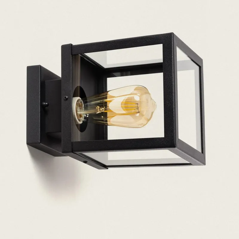 borne-de-jardin-noire-50cm-culot-e27-ip44-220v
