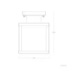 borne-de-jardin-noire-50cm-culot-e27-ip44-220v
