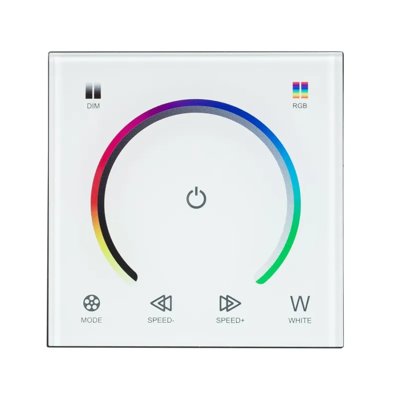 controleur-rgbw-tactile-mural-ruban-led-12v24v-