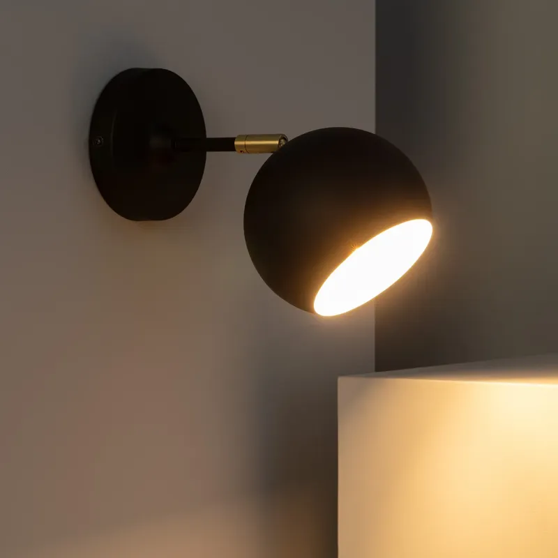 applique-murale-metal-orientable-noir-e27-220v
