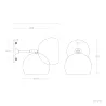 applique-murale-metal-orientable-noir-e27-220v