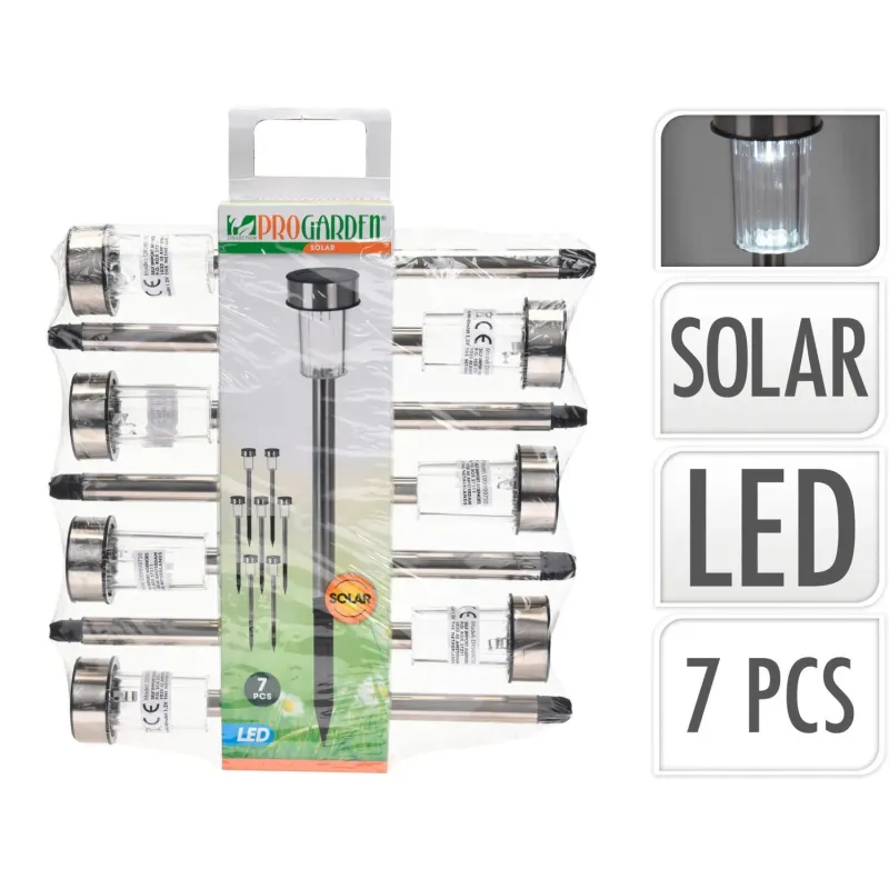 balise-solaire-a-planter-inox-spot-piquet-kit-de-7