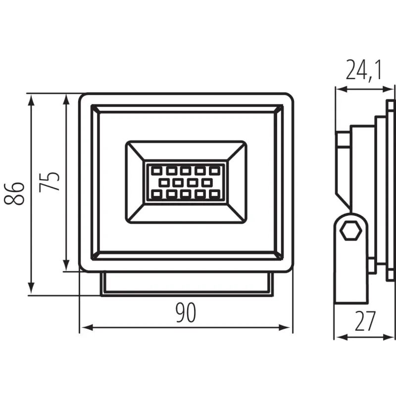 Projecteur LED GRUN NV-10w-20w-30w-50w-100w-150w-200w