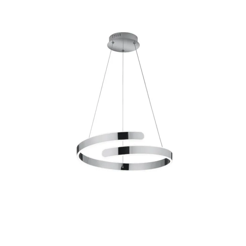 Suspension PARMA incl. 1x SMD LED, 37W · 1x 4500lm, 4000K Métal Chrome