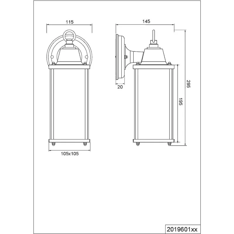 TRIO Applique extérieur antracite OLONA - Pas cher